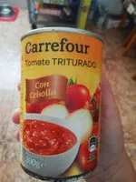 Mängden socker i Tomate concassée avec oignon