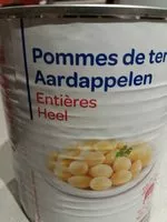 Mängden socker i Pommes de terre entières