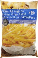 Mängden socker i Frites Allumettes