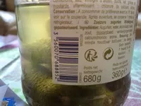Mängden socker i Cornichons