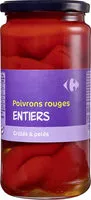Mängden socker i Poivrons rouges grillés