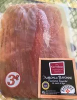 Mängden socker i Jambon de bayonne