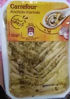 Mängden socker i Anchois marinés A l'ail