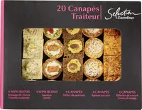 Mängden socker i 20 Canapés traiteur