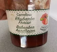 Mängden socker i Confiture rhubarbe fraise