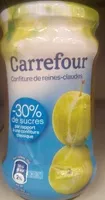 Mängden socker i Confiture de reines-claudes -30 % de sucres