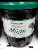 Mängden socker i Confiture Mûre