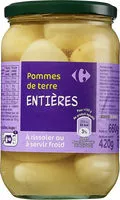 Mängden socker i Pommes de terre