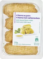Mängden socker i 4 Nems au porc avec sauce nuoc-mâm
