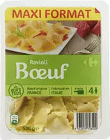 Mängden socker i Ravioli Boeuf