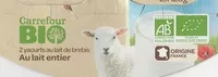 Mängden socker i 2 yaourts au lait de brebis