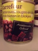 Mängden socker i Betteraves rouges en dés