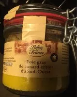 Mängden socker i Foie gras de canard entier du sud-ouest
