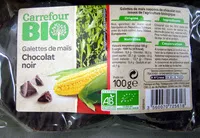 Mängden socker i Galettes de maïs Chocolat noir