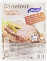 Mängden socker i Terrine de Campagne Dorée au four