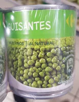 Mängden socker i Petits pois