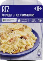 Mängden socker i Riz au poulet et aux champignons