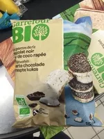 Mängden socker i Mini galettes de riz - Chocolat noir, noix de coco râpée