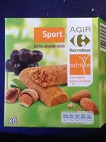 Mängden socker i Barre sport