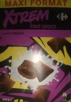 Mängden socker i X'trem au chocolat