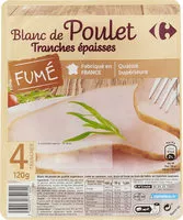 Mängden socker i Filet de Poulet Fumé