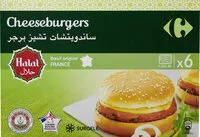 Mängden socker i Cheeseburgers Halal x6