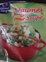 Mängden socker i Légumes pour Soupe surgelés