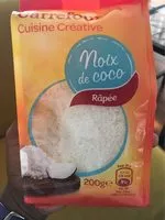 Mängden socker i Noix de coco râpée