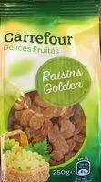 Mängden socker i Raisins golden