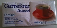 Mängden socker i Café moulu