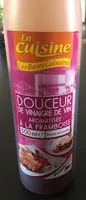 Mängden socker i Douceur de vinaigre de vin aromatisée à la framboise