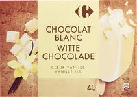 Mängden socker i White Chocolate Chocolat blanc, cœur vanille