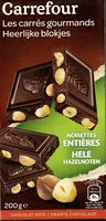 Mängden socker i Noir - Noisettes entières