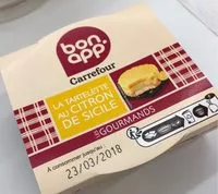 Mängden socker i Tartelette au Citron de Sicile