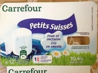 Mängden socker i Petit suisse