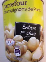 Mängden socker i Champignons de Paris entiers