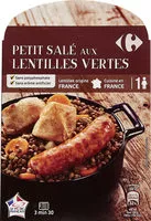 Mängden socker i Petit salé aux Lentilles Vertes