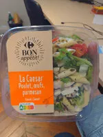 Mängden socker i La Caesar - Poulet, oeufs, parmesan sauce caesar