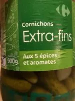 Mängden socker i Cornichons Extra-fins