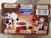 Mängden socker i Postre lácteo al chocolate