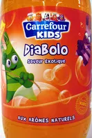 Mängden socker i Diabolo saveur exotique aux arômes naturels Carrefour Kids