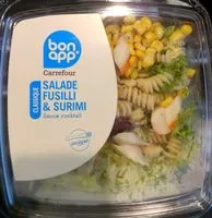 Mängden socker i Salade Fusilli & Surimi