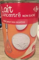 Mängden socker i Lait concentré non sucré