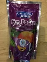 Mängden socker i Fun Pocket Saveur Pomme Cassis