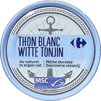 Mängden socker i Thon blanc au naturel