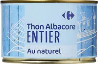 Mängden socker i Thon entier Albacore au naturel