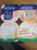 Mängden socker i Yaourt nature sucré