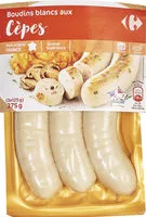 Mängden socker i Boudins blancs aux Cèpes