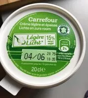 Mängden socker i Crème fraîche épaisse Légère