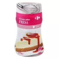 Mängden socker i Sirope fresa